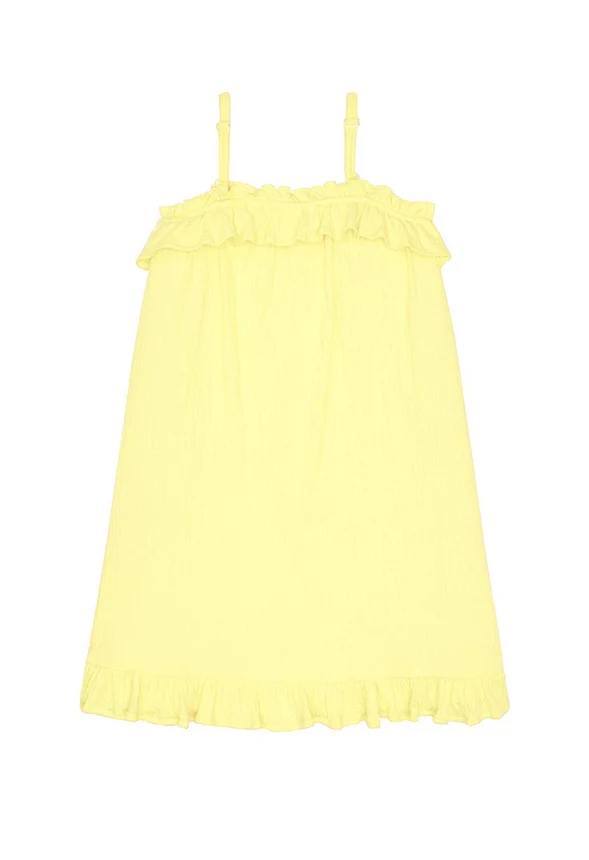 Crinkle Ruffle Button Front Dress - Image 3