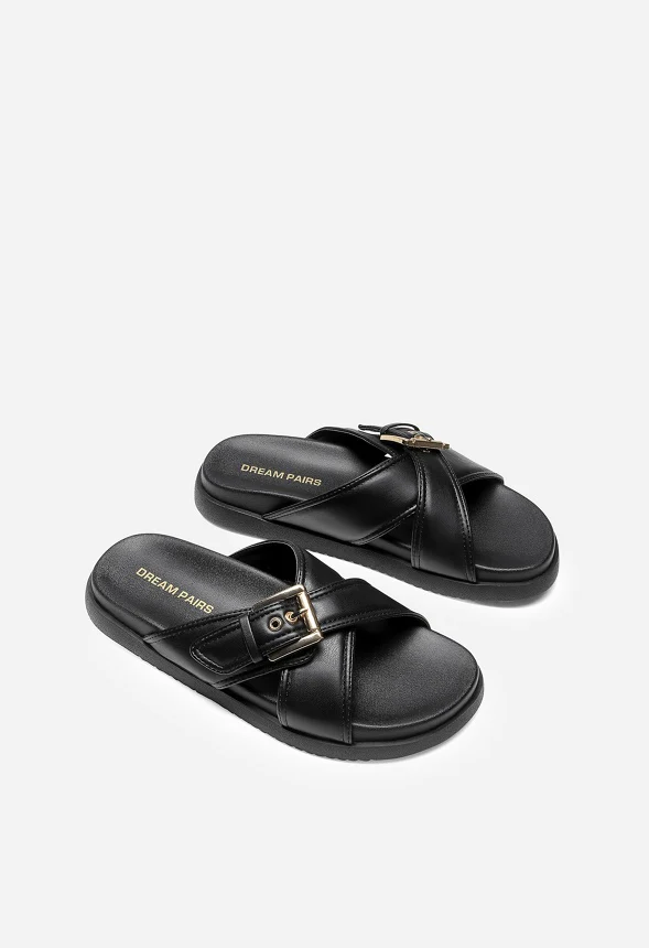 Criss-Cross Flat Sandals - Image 4