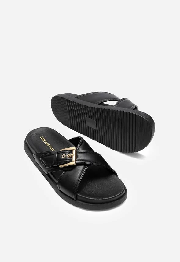 Criss-Cross Flat Sandals - Image 6