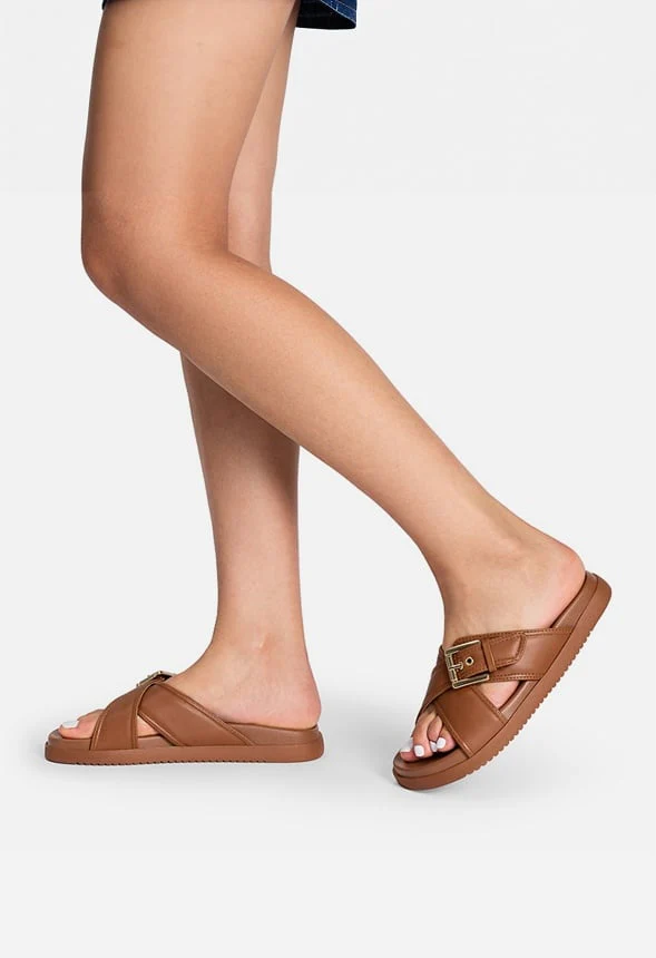 Criss-Cross Flat Sandals - Image 2