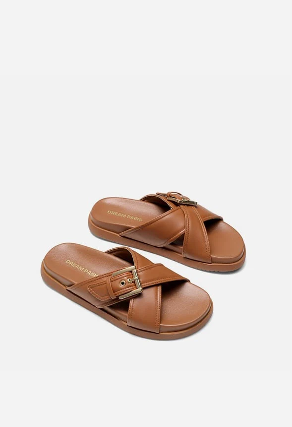 Criss-Cross Flat Sandals - Image 3