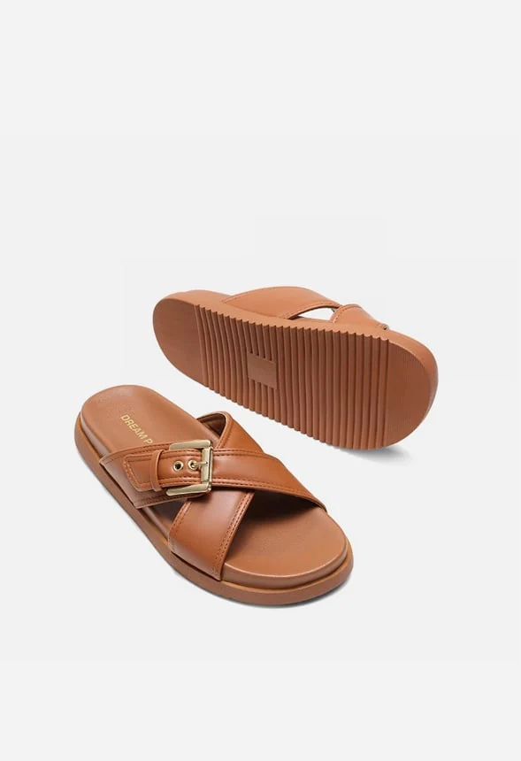 Criss-Cross Flat Sandals - Image 6