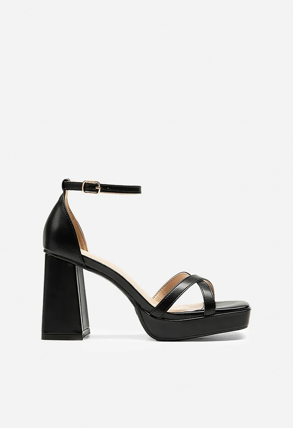 Criss Cross Straps Platform Sandal - Image 2