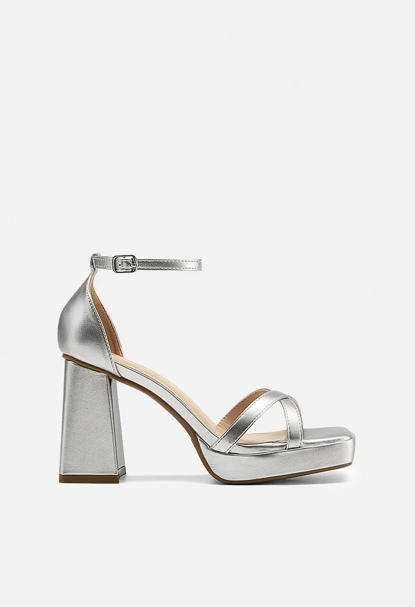 Criss Cross Straps Platform Sandal - Image 2