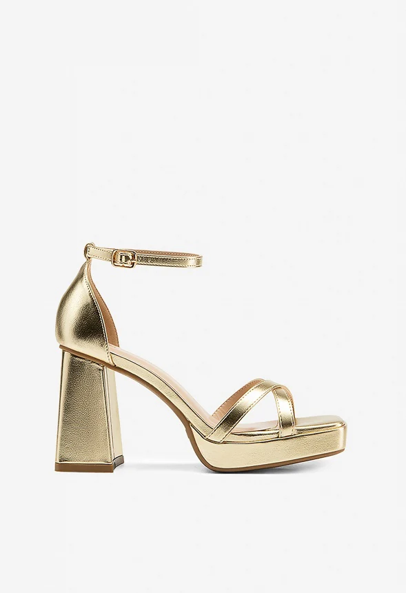 Criss Cross Straps Platform Sandal - Image 2