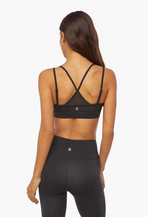 Crisscross Mesh Bra - Image 2
