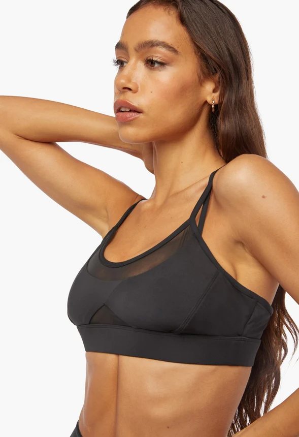 Crisscross Mesh Bra - Image 4