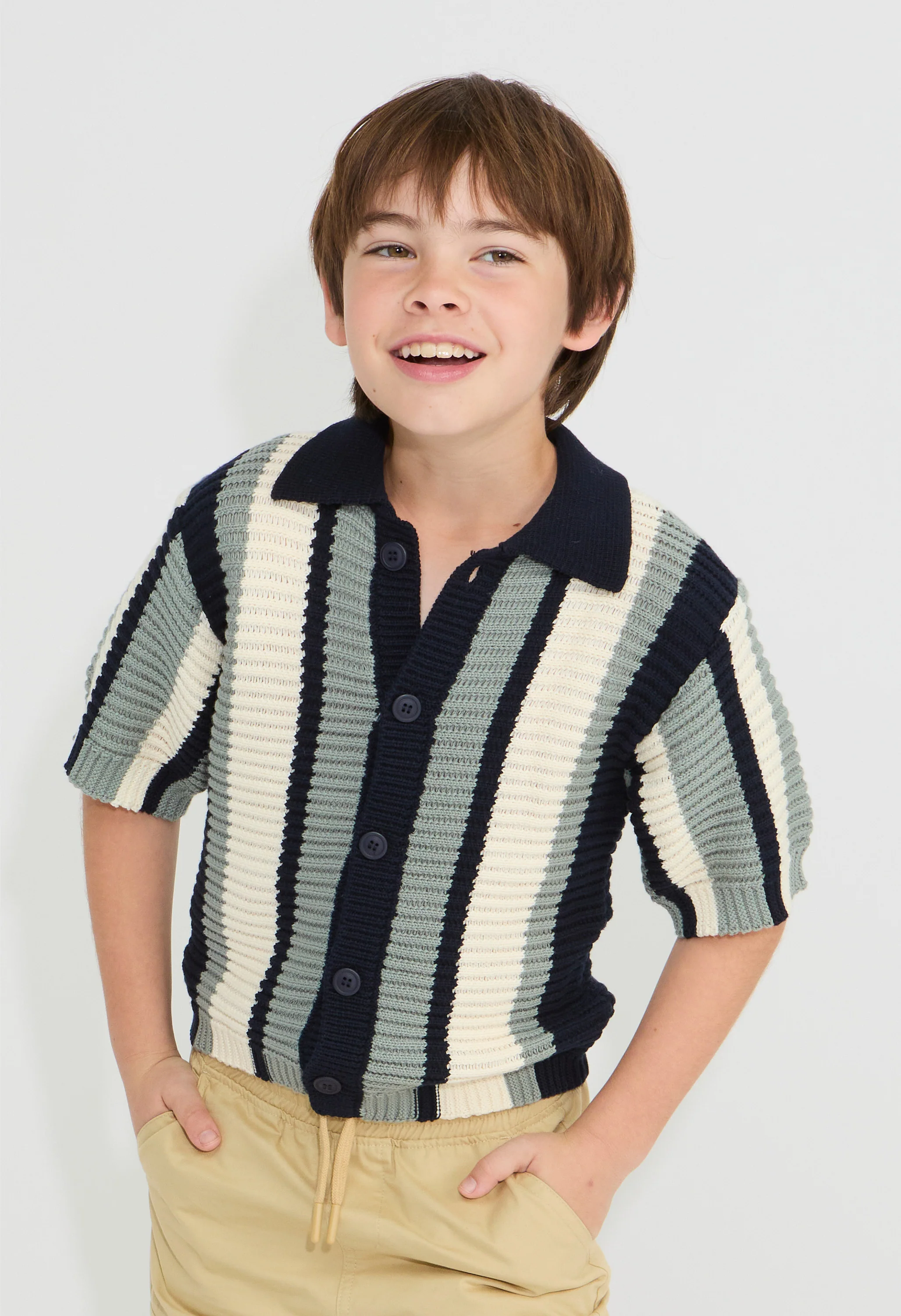 Crochet Button Down Shirt - Image 3