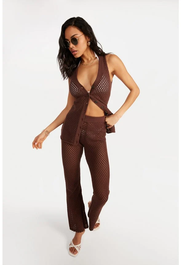 Crochet Button Front Tunic - Image 2