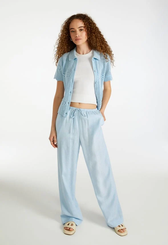 Crochet Button Up Shirt - Image 5