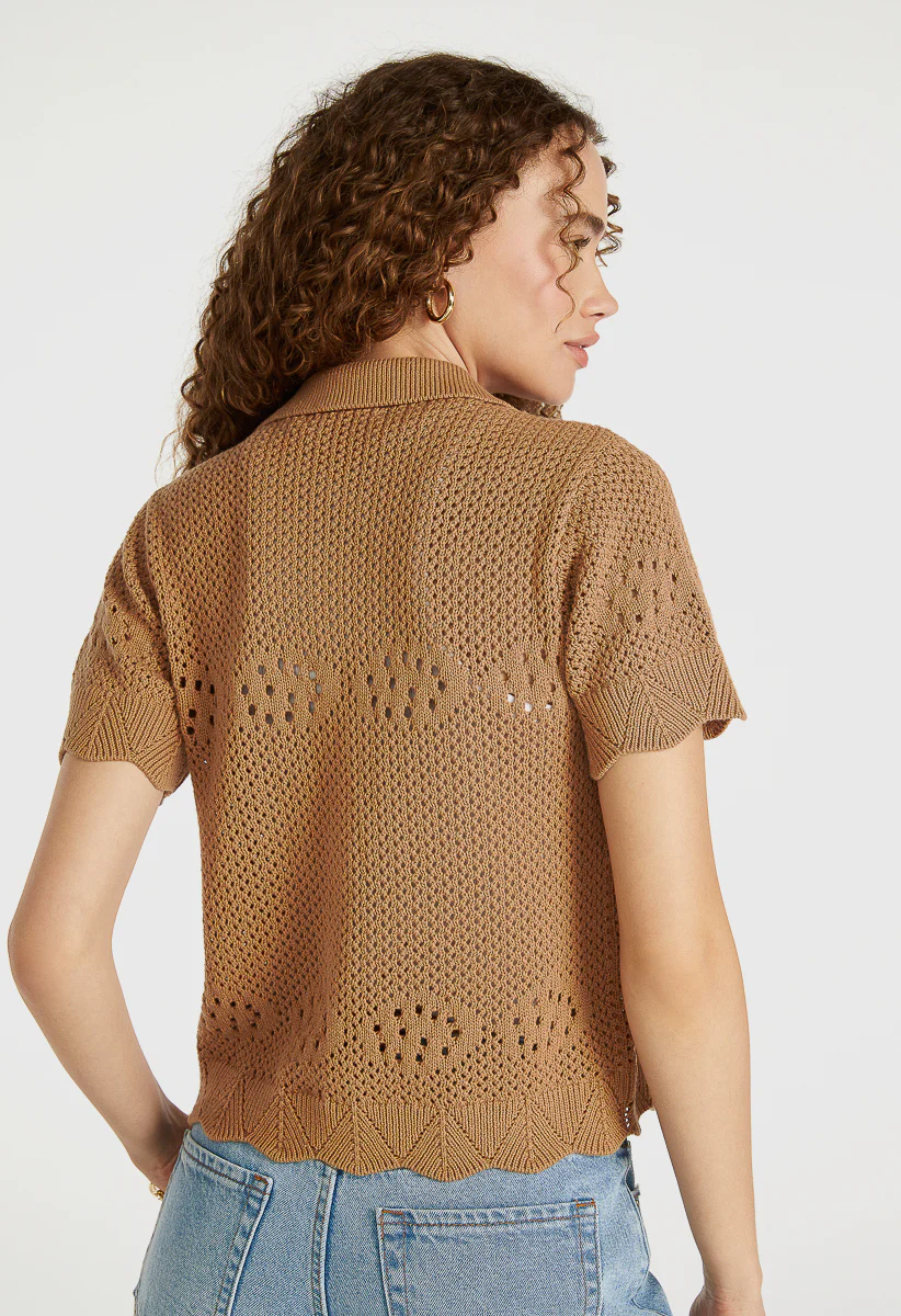 Crochet Button Up Shirt - Image 3