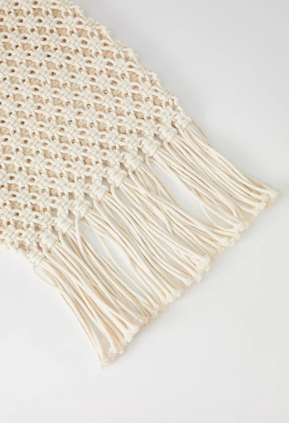 Crochet Fringe Shoulder Bag - Image 6