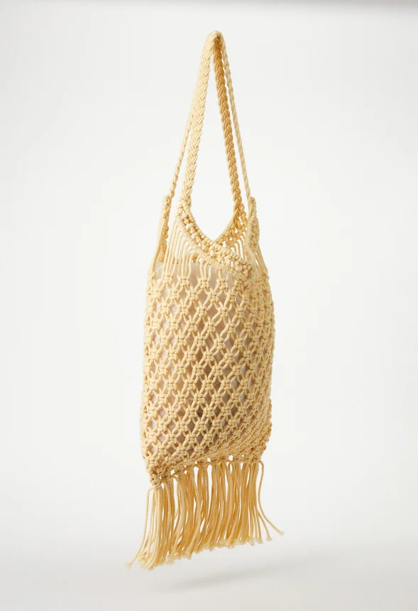 Crochet Fringe Shoulder Bag - Image 4