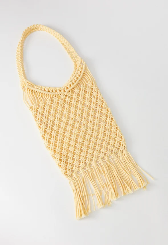 Crochet Fringe Shoulder Bag - Image 5