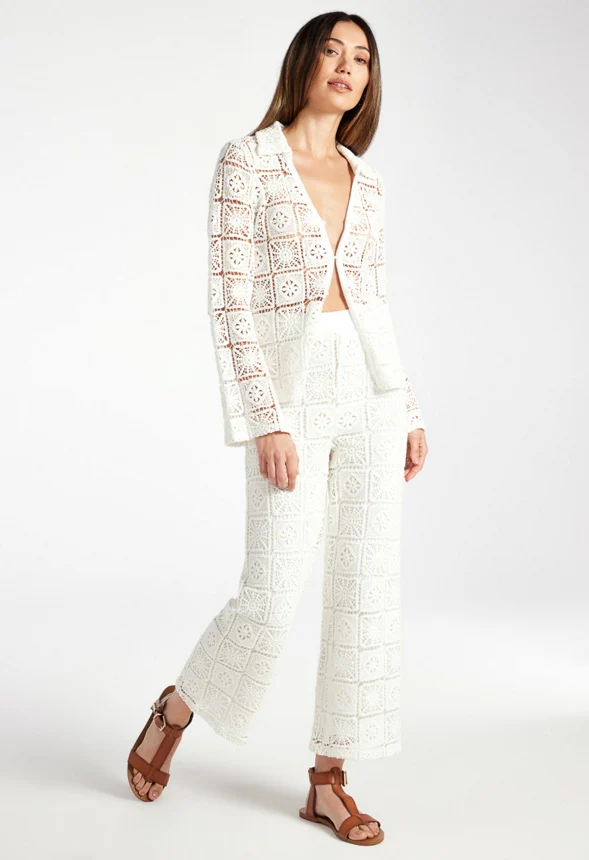 Crochet Cropped Pants - Image 4