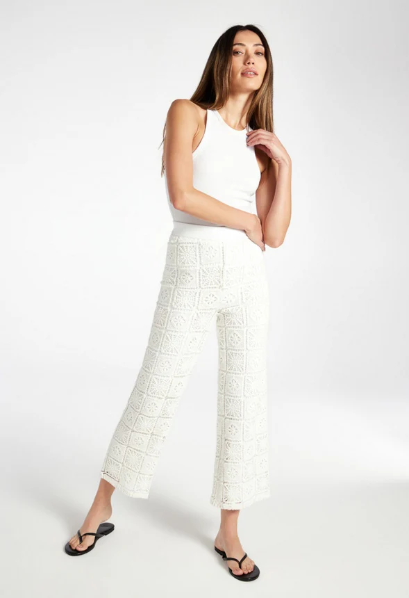 Crochet Cropped Pants - Image 5
