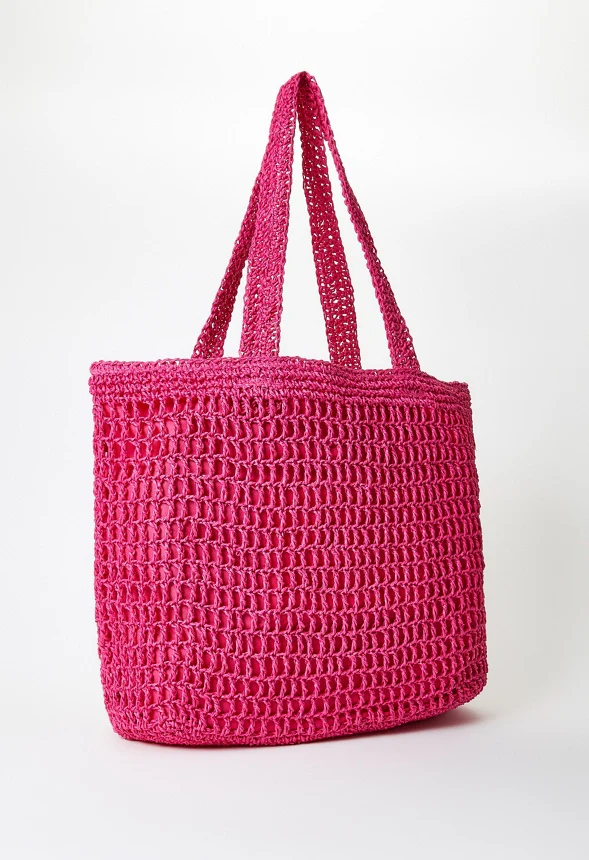 Crochet Raffia Tote - Image 3
