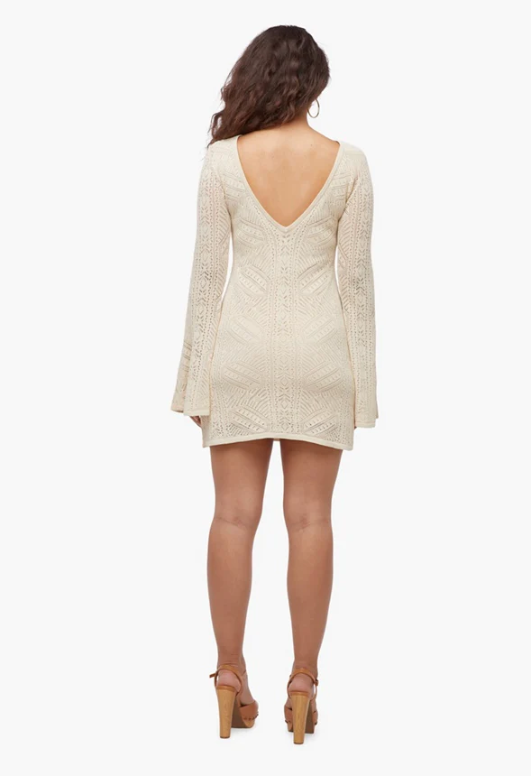 Crochet Shift Dress - Image 3