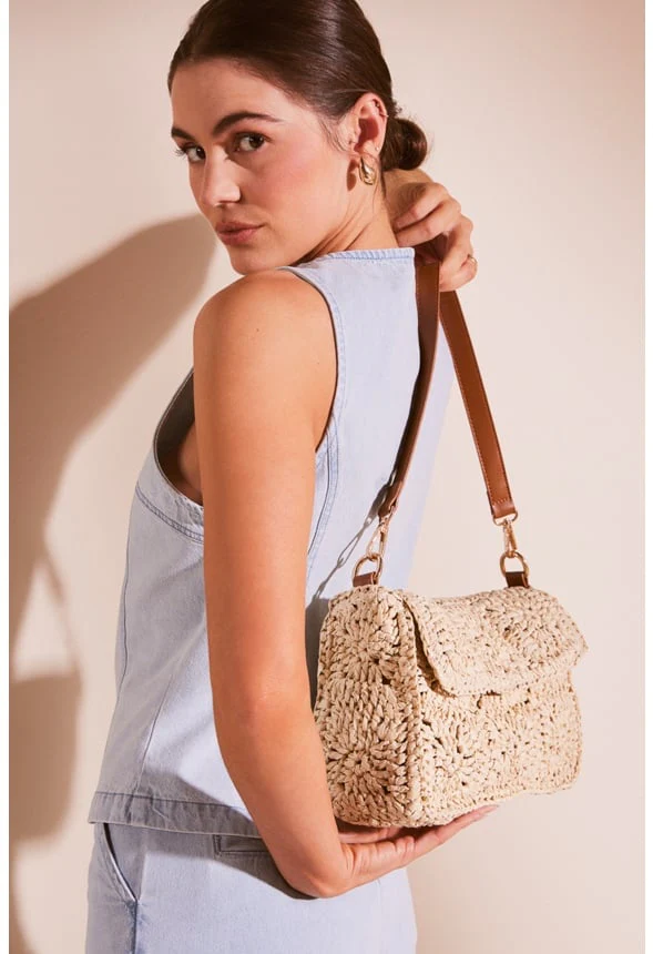 Crochet Shoulder Bag - Image 8