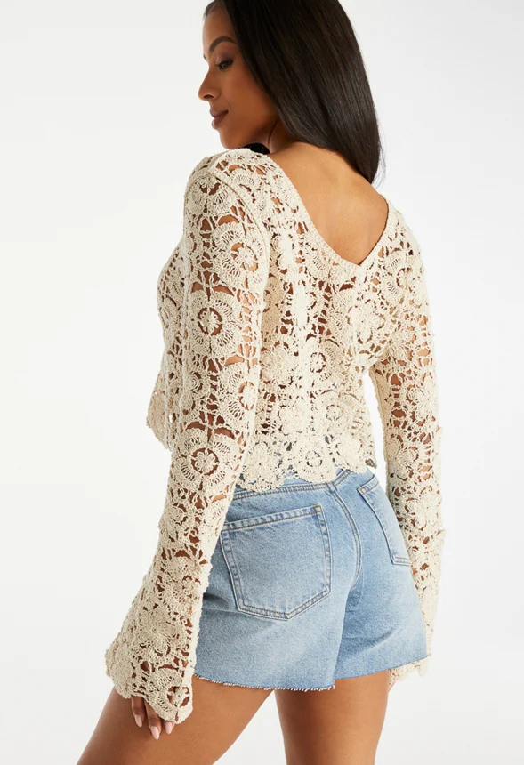 Crochet Stitch Sweater - Image 2