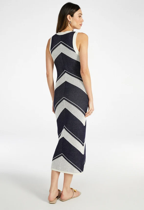 Crochet Tank Midi Dress - Image 2