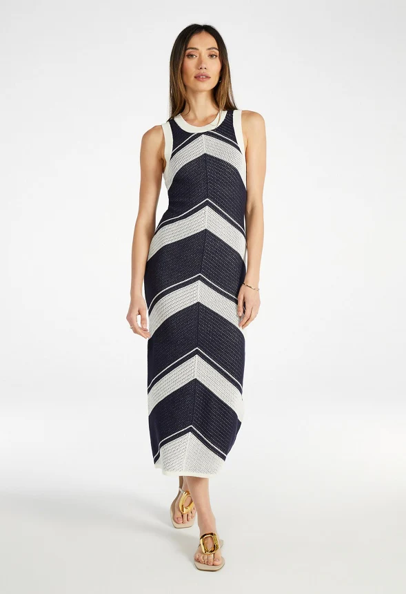 Crochet Tank Midi Dress - Image 4