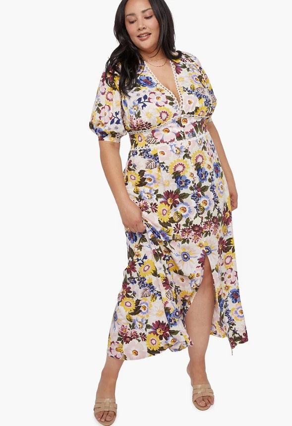 Crochet Trim Dress - Image 2