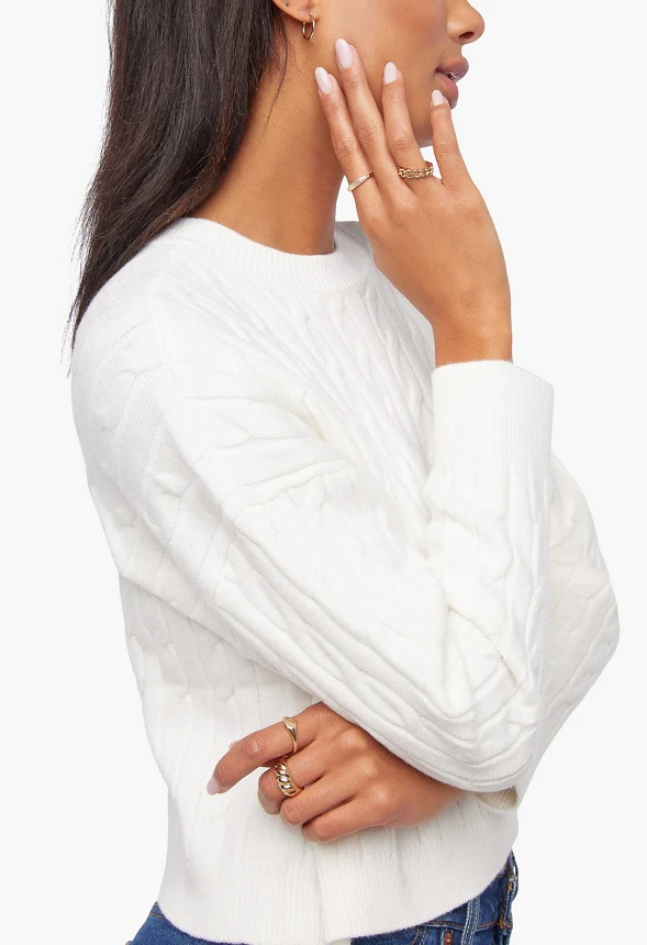 Croissant Pave Ring Set - Image 3