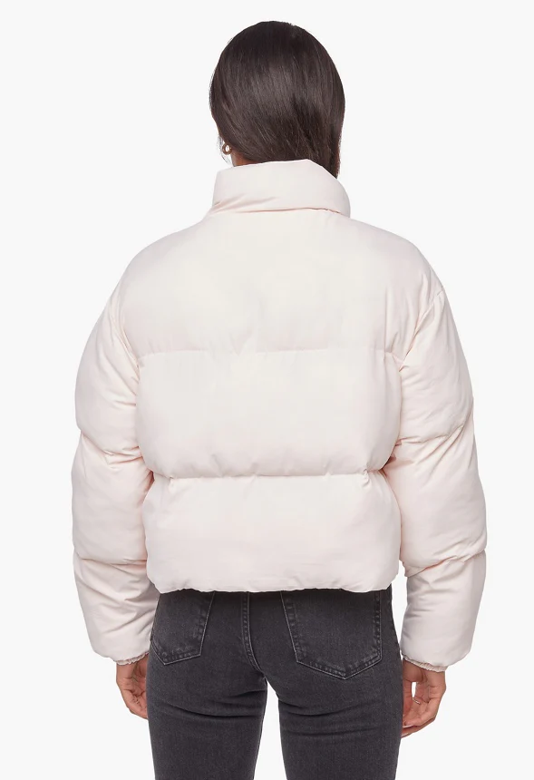 Cropped Puffer Jacket - Image 2