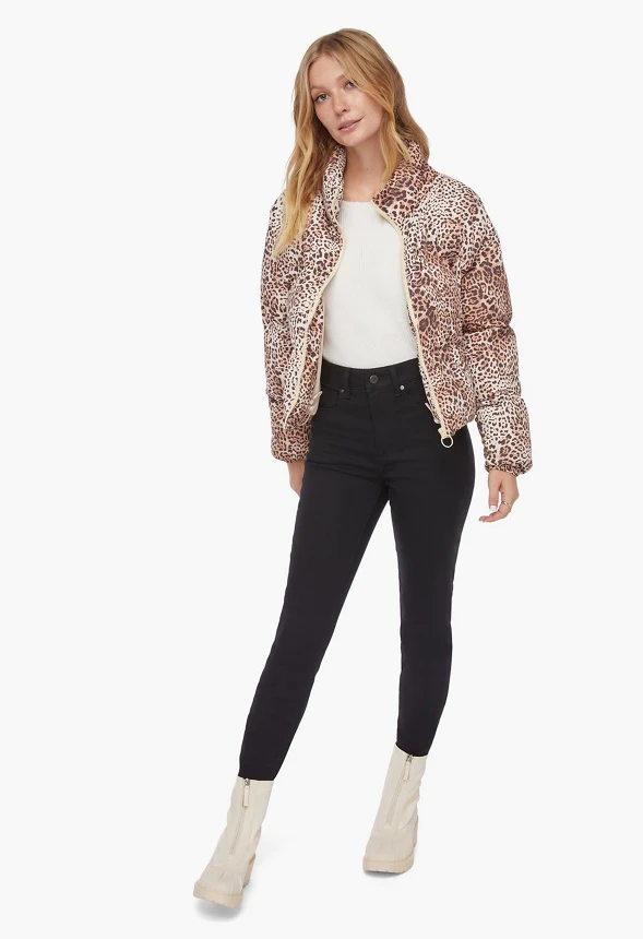 Cropped Puffer Jacket - Image 2