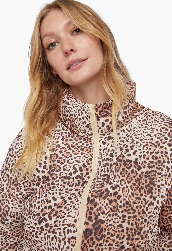 Cropped Puffer Jacket - Image 3