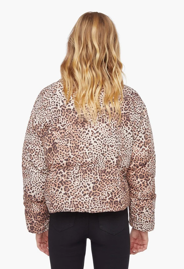 Cropped Puffer Jacket - Image 4