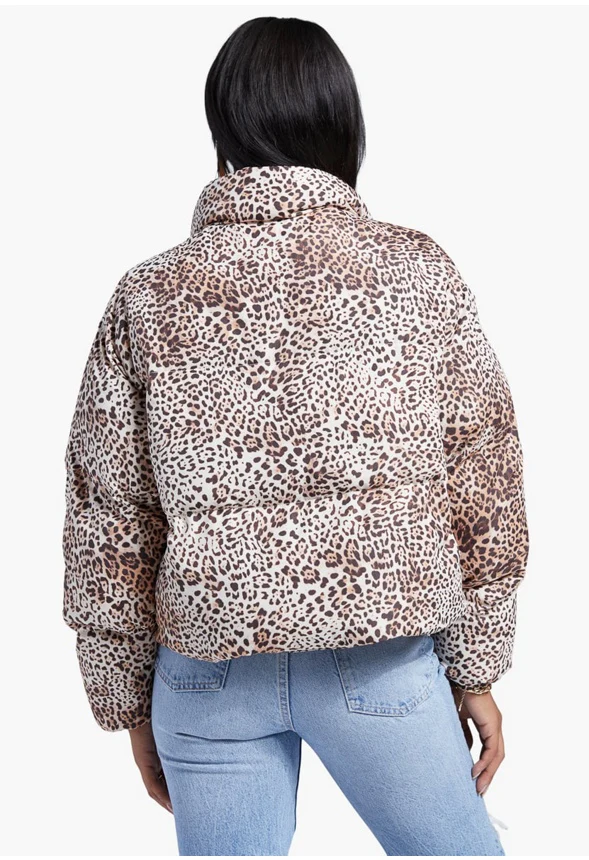 Cropped Puffer Jacket - Image 2