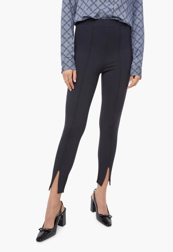 Cropped Slit Pants - Image 2