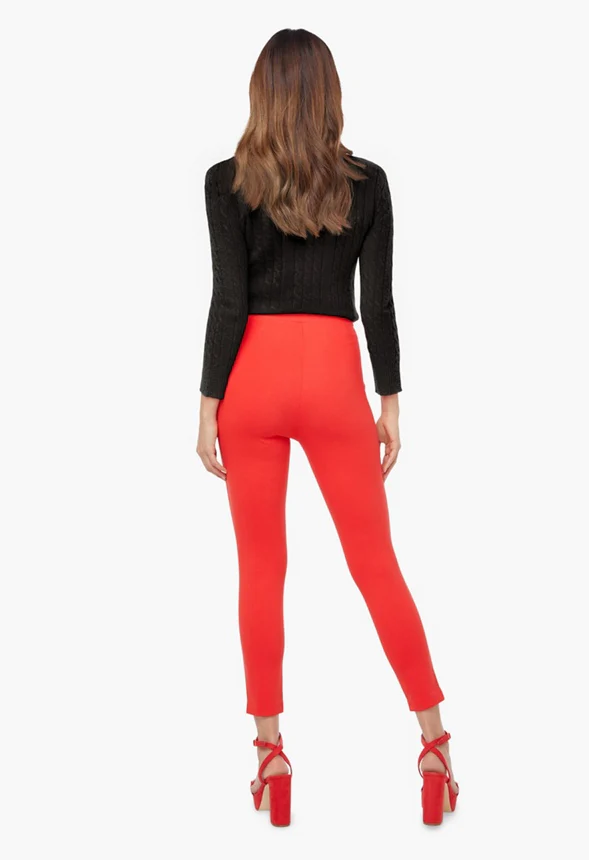 Cropped Slit Pants - Image 3