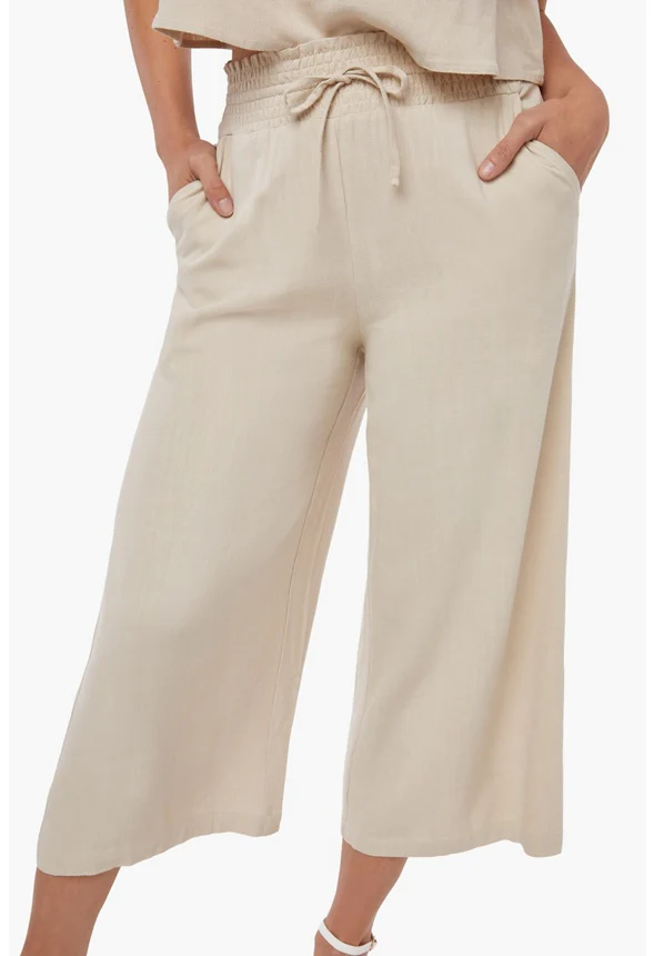 Cropped Smocked Pants - Image 4
