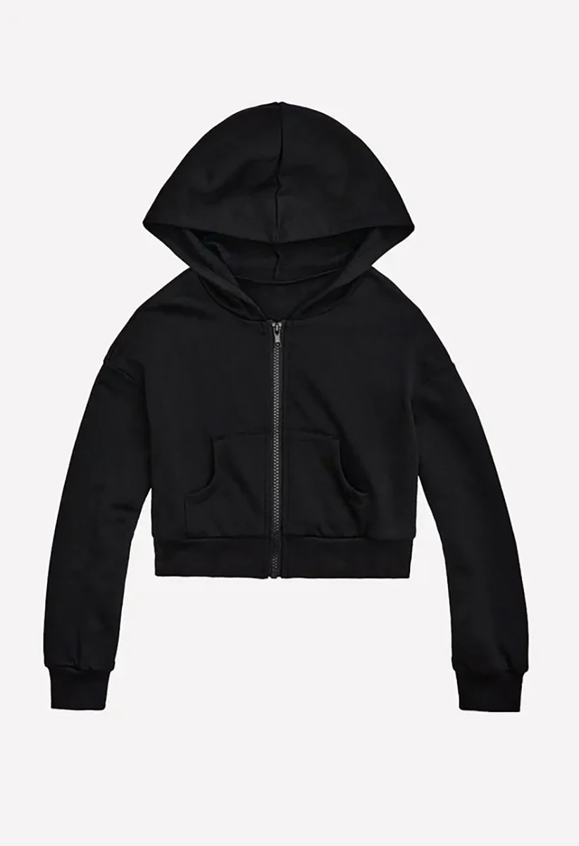 Cropped Zip Up Hoodie - Image 2
