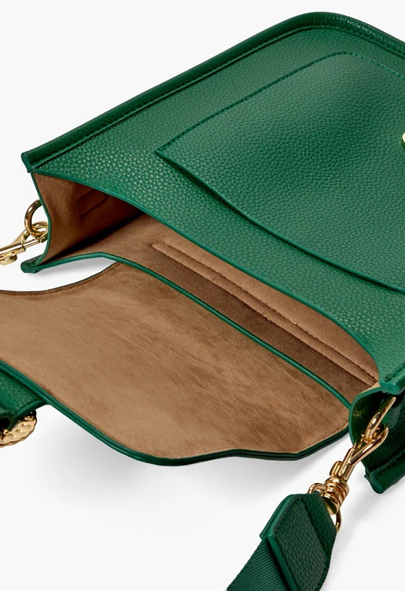 Crossbody Bag With Flap - Image 5