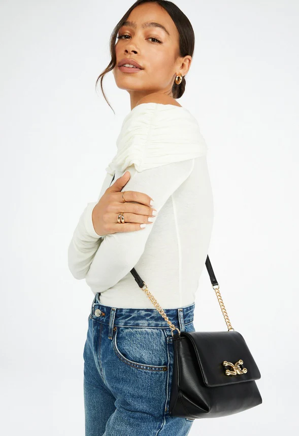 Crossbody With Chain Strap - Image 2
