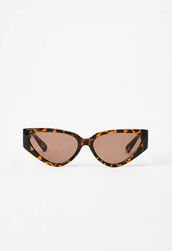 Curved Cat-Eye Sunglasses - Image 2