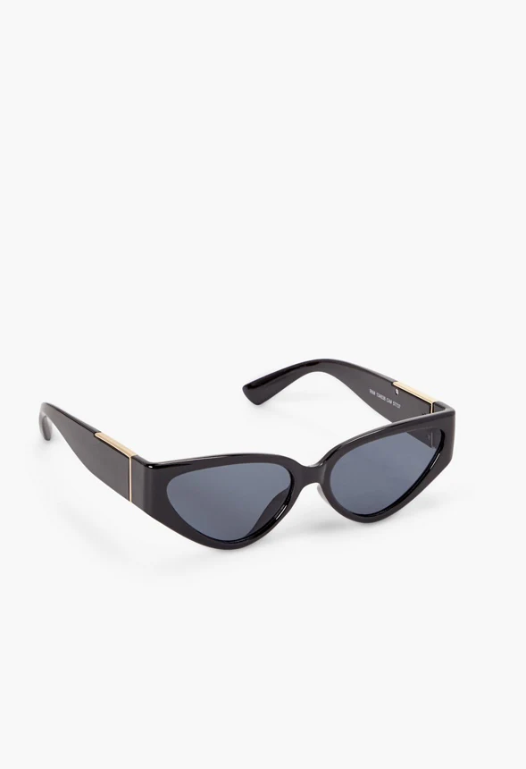 Curved Cat-Eye Sunglasses - Image 2