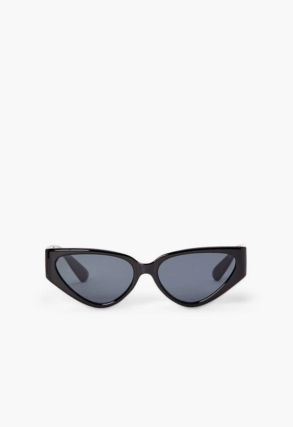 Curved Cat-Eye Sunglasses - Image 3