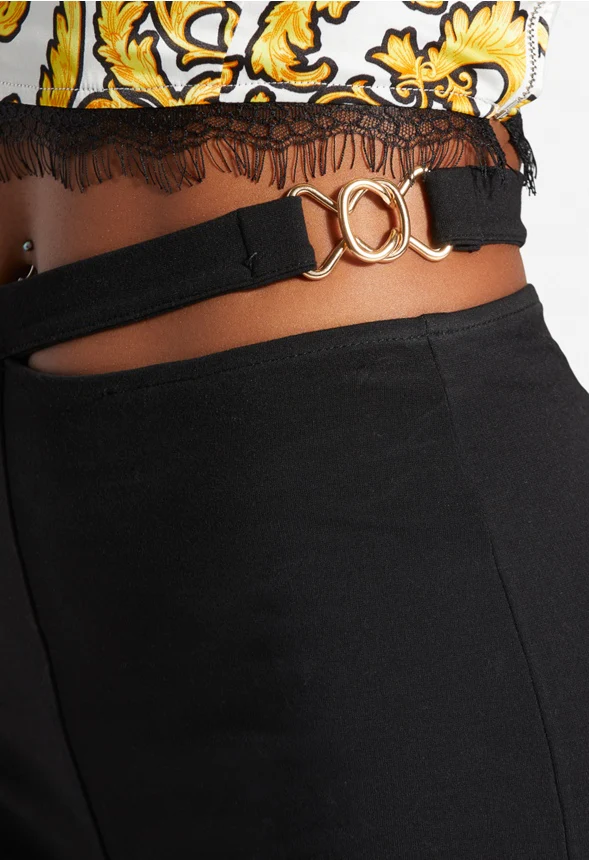 Cutout Ponte Pants - Image 3