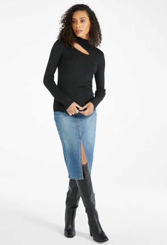 Cutout Sweater Top - Image 4