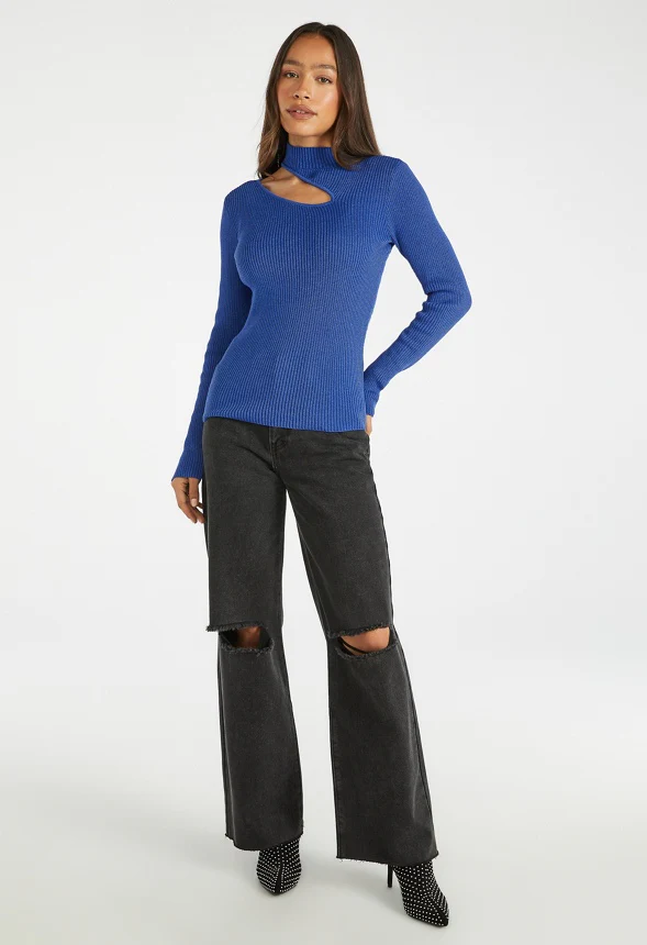 Cutout Sweater Top - Image 6