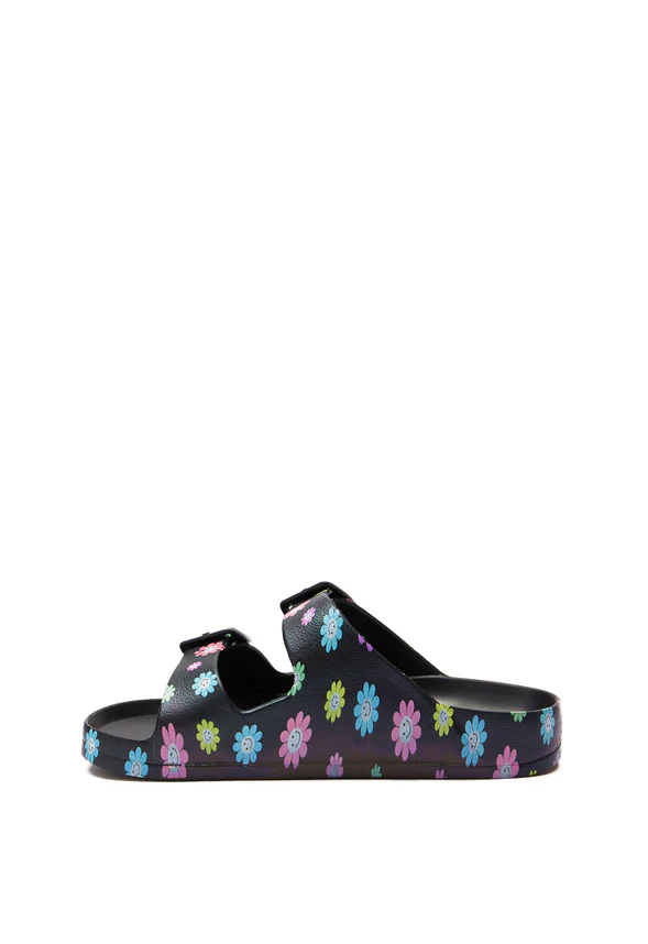 Daisy Rubber Buckle Slide Sandal - Image 4
