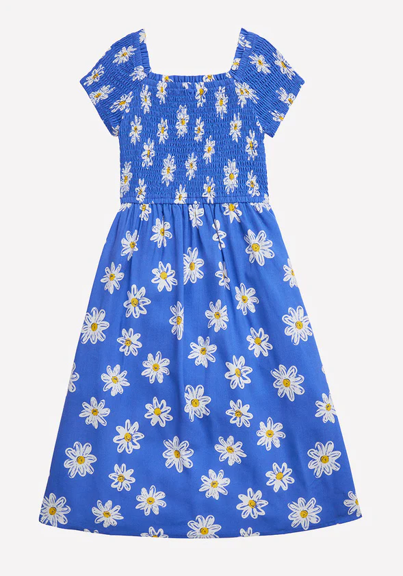 Daisy Smocked Walk Through Romper - Image 2