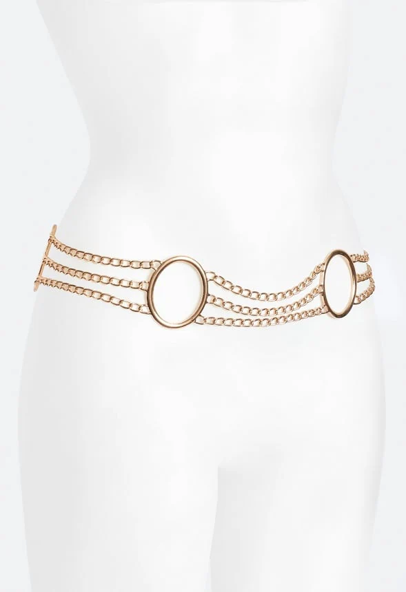 Dala Smooth Rings And Chains Belt - Image 2