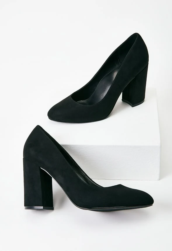 Daphne Block Heel Pump - Image 6