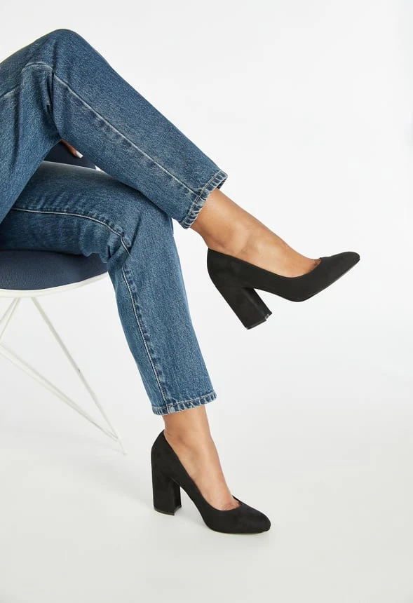 Daphne Block Heel Pump - Image 7